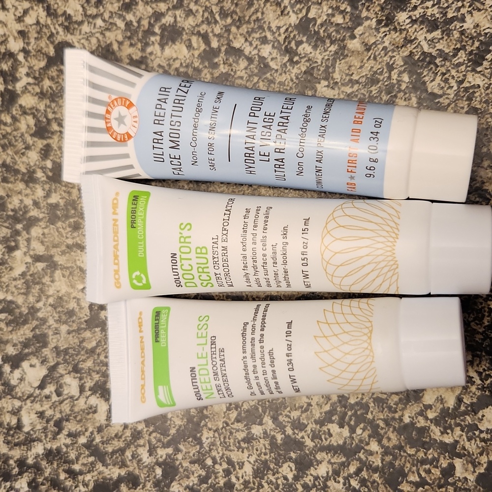 GOLDFADEN MD Needle-less Line Smoothing Concentrate & Doctor's Scrub Travel Size